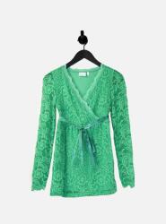 Mamalicious Zöld Csipkés Blúz Övvel (XL) (563346)