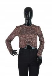 Noisy May Barna mintás top (M) (321122)