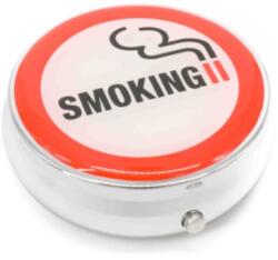 Angelo Kör alakú zsebhamutál - smoking felirattal (A-400800-17)