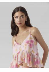 Vero Moda Rózsaszín Mintás Top Vékony Pántok (M) (563394)