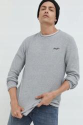 JACK & JONES szürke kötött pulóver, Size S, kerek nyakú, poliészter (496491)