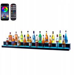 Vevor Megvilágított LED palacktartó polc 183cm, RF vezérlés, mobil alkalmazás (Vevor)