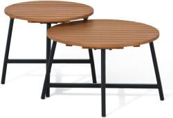 Tchibo - 2 kerti dohányzóasztal - fekete