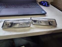 Polcar Oldalsó irányjelző, első bal+jobb, BMW 3 (E36), átlátszó, ezüst