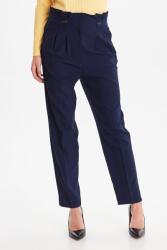 b. young Sötétkék Egyenes Szárú Nadrág, Size 38, poliészter, magas derék (389161)