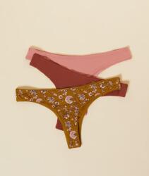 Etam 3 Darabos Színes Tangabugyi Szett (XL) (558535)