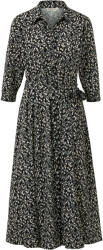 Tchibo - Női hosszú ujjú ruha - nő - méret 38 - fekete/virágos