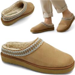 Inblu otthoni papucs, Size 38, barna, camel, öko velúr, csúszásmentes talp (Inblu IN-EY-30-021)