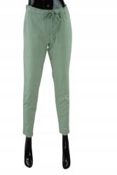 Tom Tailor Menta Színű Kötős Nadrág, Size 36, pamut, magas derék, hosszú szárú (390712)