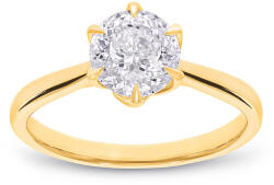 Heratis Forever Lilith eljegyzési gyűrű lab-grown gyémánttal, sárga arany 14K IZLG1519