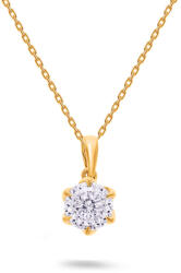 Heratis Forever Jayde medál lab-grown gyémánttal, 14 karátos sárga arany IZLG1518P