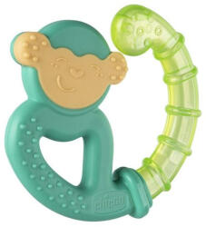 Chicco Fresh Majom Hűsítő Rágóka Türkiz 4 Hónapos Kortól - BPA-mentes Vízben Töltött Babarágóka Fogzáshoz