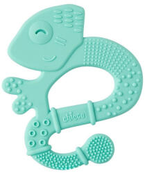 Chicco Super Soft Chameleon Szilikon Rágóka Kék 2 Hónapos Kortól - Extra Puha BPA-mentes Babarágóka Fogzáshoz (8596202017684)