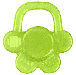 BabyOno Hűsítő Rágóka Virág Formájú Zöld - BPA-mentes Fogzást Könnyítő Babarágóka