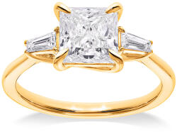 Heratis Forever Princess gyűrű lab-grown gyémánttal, sárga arany, 14K IZLG1527