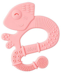 Chicco Super Soft Chameleon Szilikon Rágóka Rózsaszín 2 Hónapos Kortól - Extra Puha BPA-mentes Babarágóka Fogzáshoz