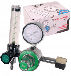Technic CO2 és Argon nyomásszabályzó - reduktor rotaméterrel MIG TIG hegesztéshez és akváriumokhoz TC Technic ZR-67