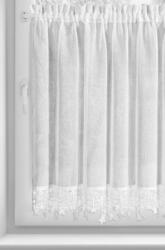 Takoy Perdea vitraliu 150x90 cm albă decorată cu steluțe