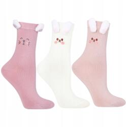 Moraj Női hosszú pamut zokni, Aranyos Nyuszik, Size 38-41, 3 pár (CSL250-931)