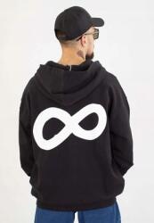 Prosto Fekete Prosto Infinity cipzáros kapucnis pulóver (5907494505620)