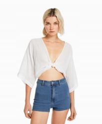 Bershka Kék Magas Derékú Farmernadrág (40) (542162)