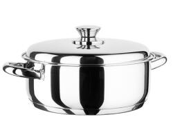 INOXIBAR rozsdamentes lábas fedővel 16 x 7, 5 cm, 18/10 rozsdamentes acélból 1, 5 L Ecco Acero Line (65118)