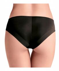 Lormar Bugyi Női Klasszikus Varrat nélküli Bugyi Sima Ultrashine Lormar, Size L, fekete (majtki damskie klasyczne pełne bezszwowe)