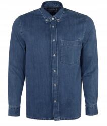 Tommy Hilfiger Férfi farmer ing, Size M, kék, mellzseb, 60% liocel (MW0MW34227 1C6)