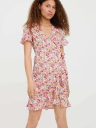 VERO MODA Fehér, Virágmintás Ruha (xs) (562979)