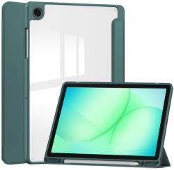  CRYSTAL Husă flip pentru Samsung Galaxy Tab A11+ verde