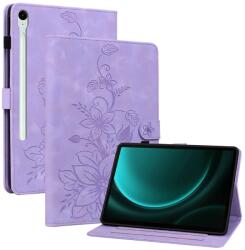  ART LILY Husă pliabilă pentru Samsung Galaxy Tab S9 FE / Tab S10 FE / Tab S10 Lite violet