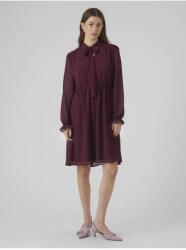 VERO MODA Bordo Színű Ruha Kötős Nyakkivágással (xs) (563011)