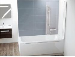 RAVAK CVS1-80 jobbos kádparaván fehér + transparent (7QR40100Z1)