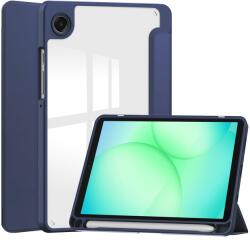  CRISTAL Husă flip pentru Samsung Galaxy Tab A11 albastru închis