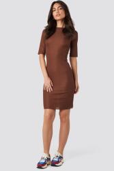 NA-KD Ruha, csíkos, Size S, barna, 100% poliészter