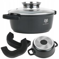 Karl Hausmann Gránit Sütőedény Gésiárka 2, 3L Indukciós Gáz Tűzhelyre Greblon Bevonatos Edény (GARNEK GRANITOWY GĘSIARKA 2,3L INDUKCJA GAZ)