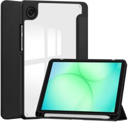  CRYSTAL Husă cu clapă pentru Samsung Galaxy Tab A11 negru