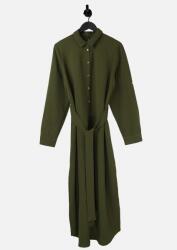 Vero Moda Khaki Egyenes Szabású Ruha Övvel (XL) (562923)