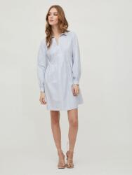 VILA kétszínű csíkos ruha, Size 42, galléros, mini (478452)