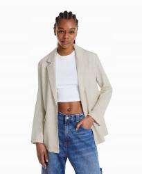 Bershka Bézs klasszikus blézer, Size S (542216)