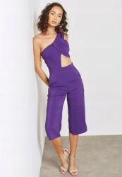 Missguided Lila one shoulder overál, Size 42, poliészter, ujjatlan (100033)