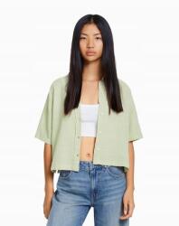 Bershka Zsályaszínű Rövid Ing (XL) (542455)