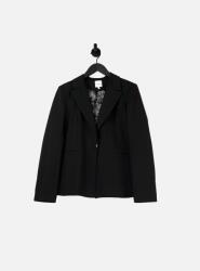 Silvian Heach fekete klasszikus blézer, Size 44, poliészter, pamut (457591)