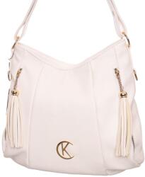 Karen fehér női rostbőr táska (2404 V35/01+V35/01)