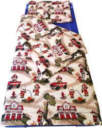  Cuki Tűzoltó Állat mintás Ovis ágynemű garnitúra 90x130 cm