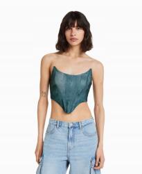 Bershka Tengerész Stílusú Korzett Top (s) (542624)