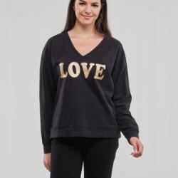 VERO MODA Fekete Mintás Blúz, Size M, pamut, V-nyakú, hosszú ujjú (562664)