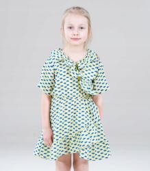 Name it Sárga Mintás Mini Ruha, Size 8L, poliészter (473683)