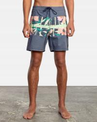 RVCA Mintás Rövidnadrág, Size 32, 50% pamut, 43% poliészter, szürke (456172)