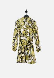 VERO MODA mintás ruha ing, gallér, hosszú ujjú, mini hossz, többszínű (473938)